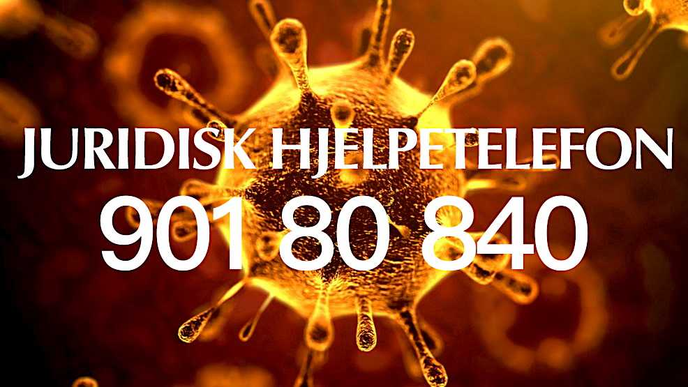 Corona - Juridisk hjelpetelefon1